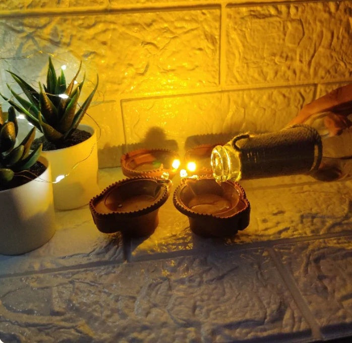 LED Light Water Sensor Diyas Plastic with, Ambient Lights, (Pack of 6/12/18)