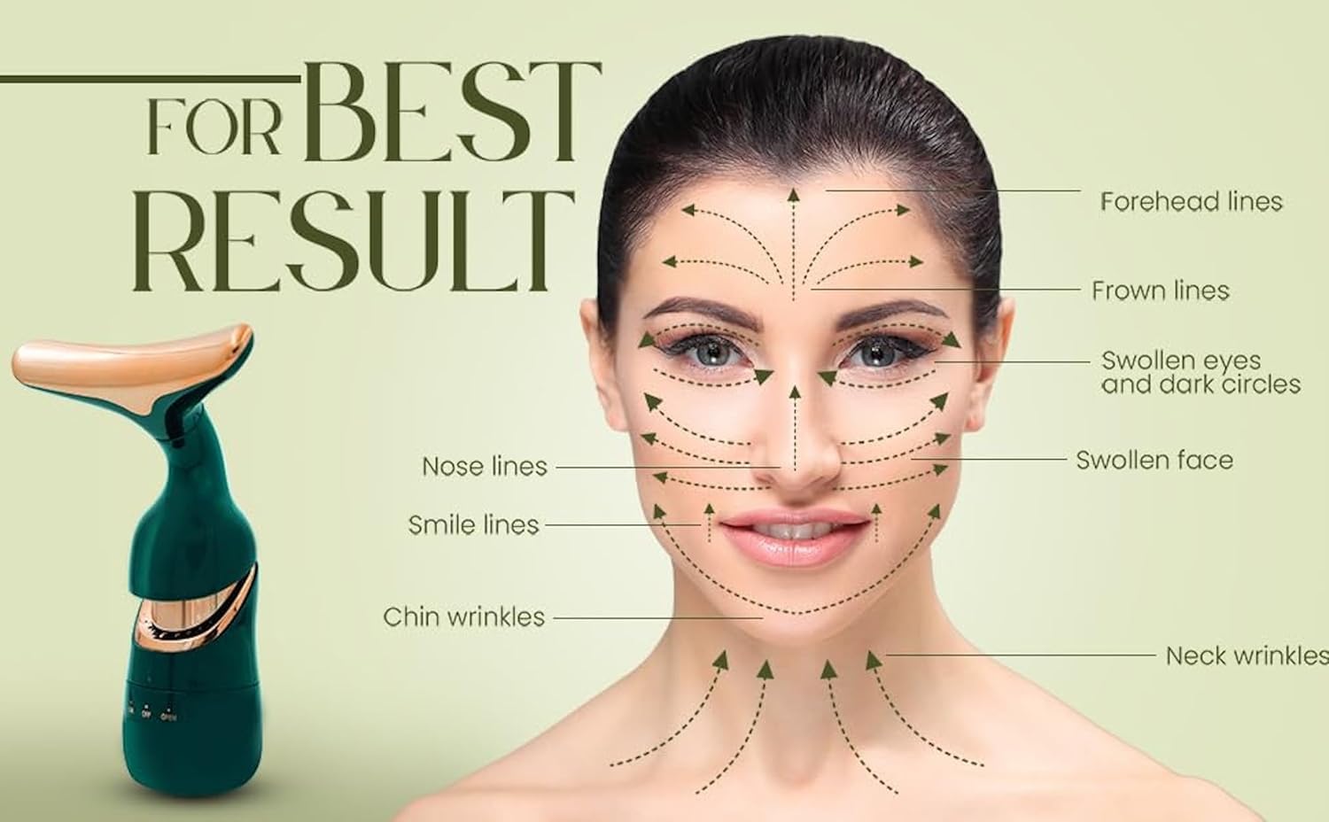 3-in-1 Double Chin Reducer & Face Lifting Massager