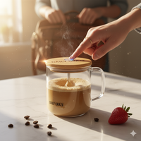 Self-Stirring Electric Coffee Cup
