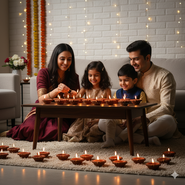 LED Light Water Sensor Diyas Plastic with, Ambient Lights, (Pack of 6/12/18)