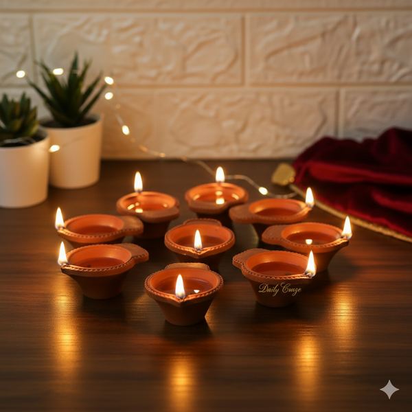 LED Light Water Sensor Diyas Plastic with, Ambient Lights, (Pack of 6/12/18)