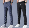 Men’s Premium Comfort Track Pants (BUY 1 GET 1 FREE) – Black & Grey| Stretch Fit, Gymwear & Everyday Wear